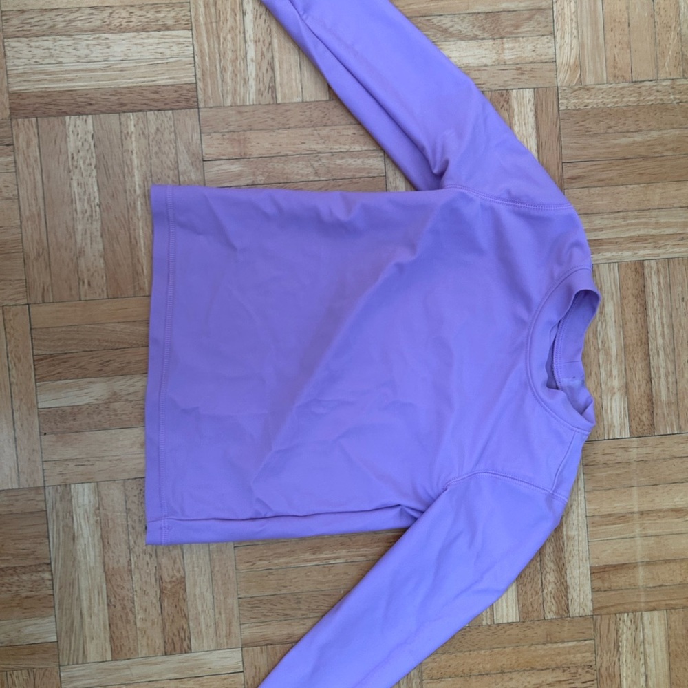 Kids Purple Rash Guard by Primary - Picture 2 of 3